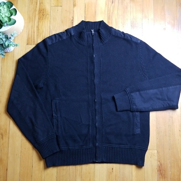 Cutter & Buck - Black Zip up Sweater - Picture 3 of 8